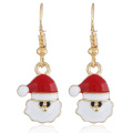 Ventes directes d&#39;usine Europe et américain Nouveau dessin animé Migne Santa Claus Metal Metal Orees Fashion Creative Christmas Series Oreille d&#39;oreille